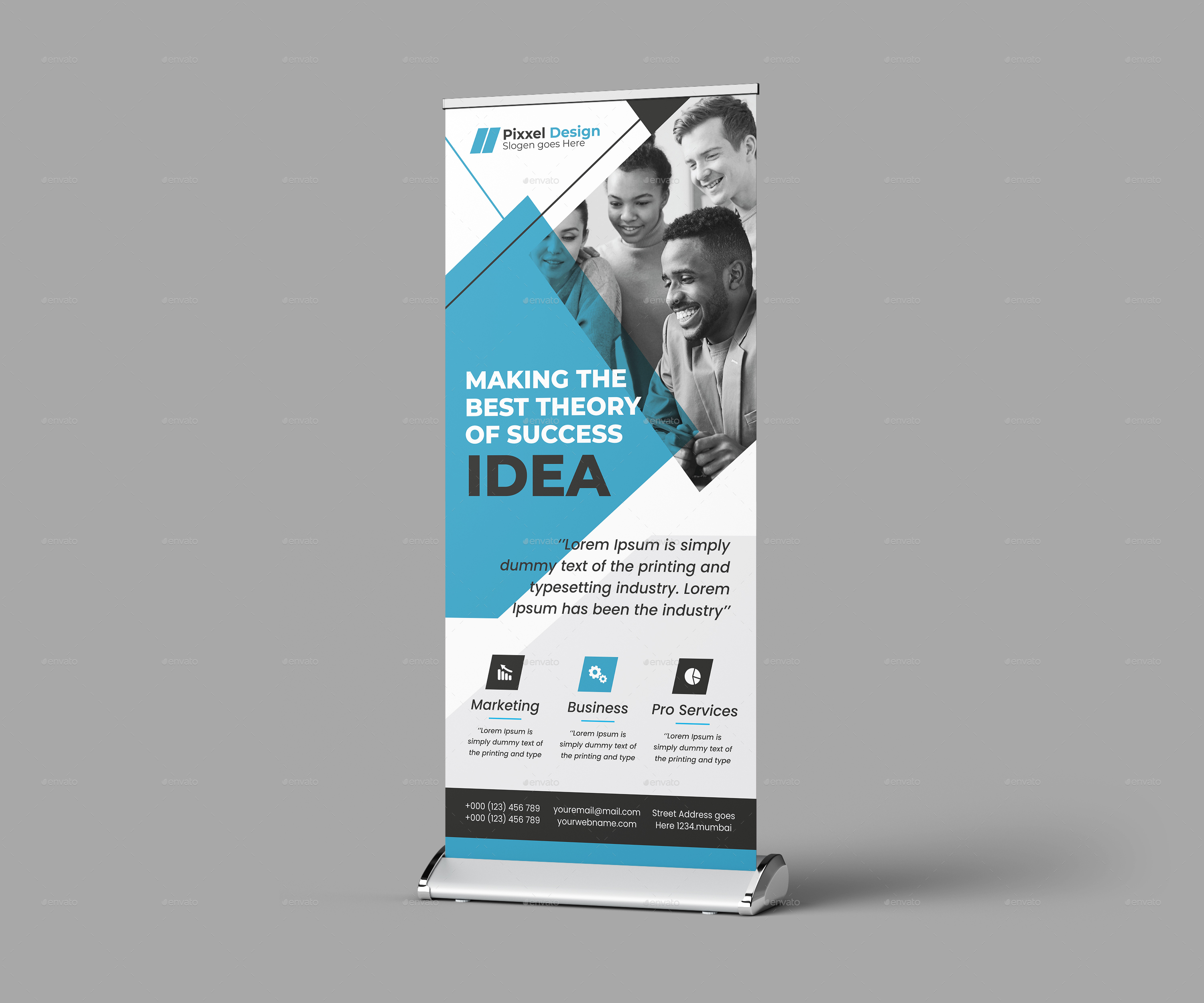 Corporate Rollup Banners, Print Templates GraphicRiver